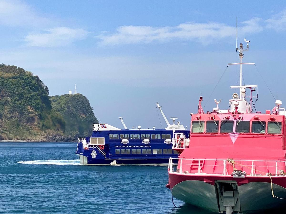 癒楽 伊豆大島 Hostel Bagian luar foto